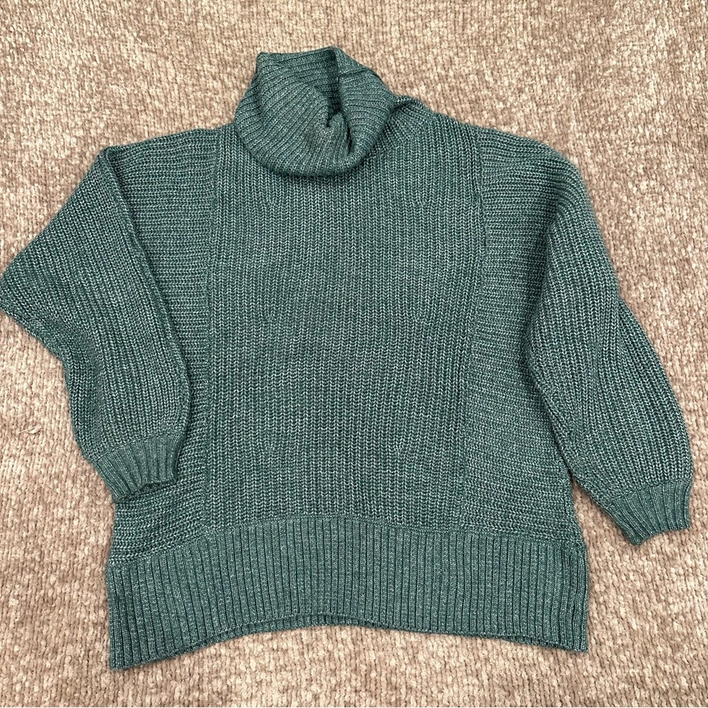 AE OVERSIZED DREAMSPUN MOCK NECK SWEATER